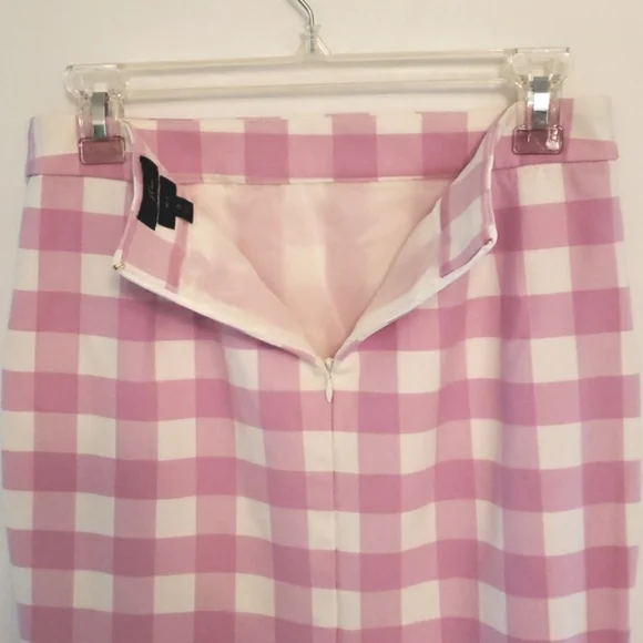 J. Crew No 2 stretch cotton pencil skirt EUC 0 - Picture 4 of 9